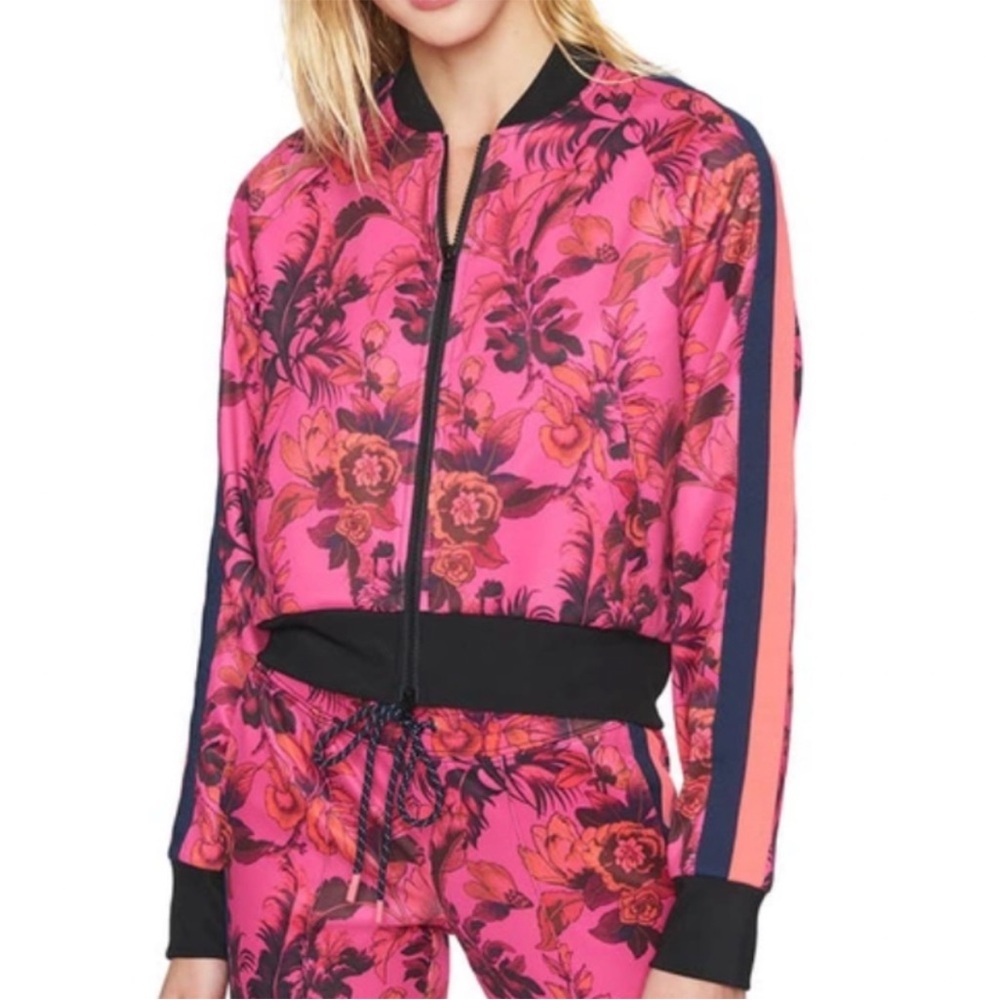 Pam & Gela pink paradise track jacket